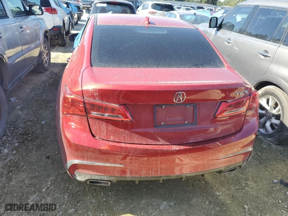 2020 Acura TLX with VIN 19UUB2F37LA003762, listed as a Copart auction lot 79955024 with 56,434 mi miles and Non Repairable. Bid and sale history available at carsss.com. Image 6.