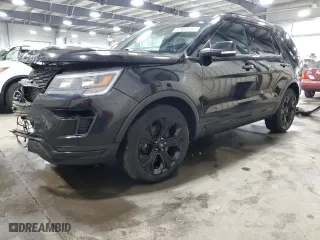 2019 Ford Explorer Sport with VIN 1FM5K8GT2KGA72662, listed as a Copart auction lot 52960535 with 110,898 mi miles and Salvage Title. Bid and sale history available at carsss.com. Image 1.