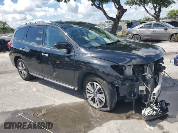 2019 Nissan Pathfinder SL z VIN 5N1DR2MM3KC612268, wystawiony jako Copart lot #56787195 z przebiegiem 138 267 mil mil oraz Nie do naprawy • Non repairable. Historia ofert i sprzedaży dostępna na DreamBid. Obrazek 4.