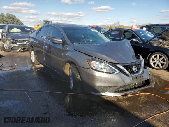 2019 Nissan Sentra S with VIN 3N1AB7AP6KY229801, listed as a Copart auction lot 82310174 with 81,241 mi miles and Salvage title. Bid and sale history available at DreamBid. Image 4.