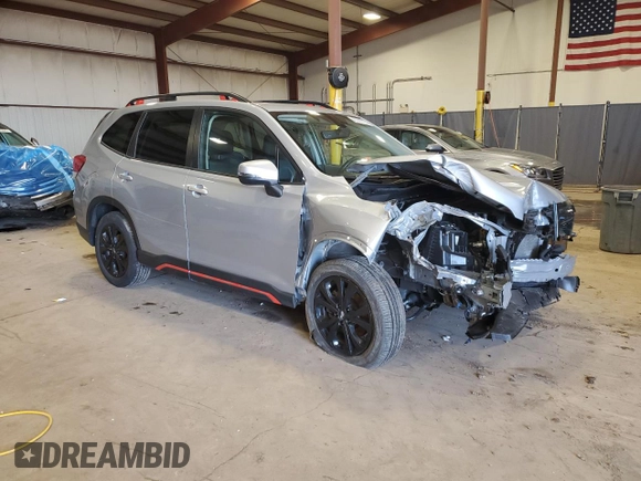2024 Subaru Forester Sport with VIN JF2SKAGC9RH404830, listed as a Copart auction lot 47991755 with 17,718 mi miles and Salvage Title. Bid and sale history available at carsss.com. Image 4.