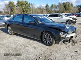 2012 Audi A8 L with VIN WAURVAFD2CN003544, listed as a Copart auction lot 85859774 with 119,736 mi miles and Clean Title. Bid and sale history available at carsss.com. Image 4.