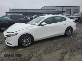 2021 Mazda Mazda3 Sedan 2.5 S with VIN JM1BPAAL3M1332968, listed as a Copart auction lot 44740625 with 46,505 mi miles and Salvage Title. Bid and sale history available at carsss.com. Image 1.