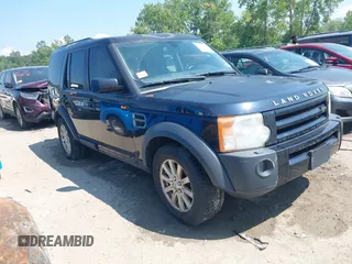 2007 Land Rover LR3 SE with VIN SALAE25417A438956, listed as a IAAI auction lot 42727459 with 221,839 mi miles and . Bid and sale history available at DreamBid. Image 1.