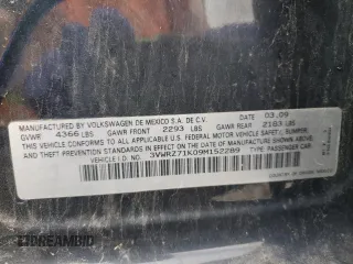 2009 Volkswagen Jetta SE с VIN 3VWRZ71K09M152289, выставлен на аукционе Copart как лот 56928795 с пробегом 103 347 миль миль и Списание • Salvage title. История ставок и продаж доступна на DreamBid. Изображение 12.