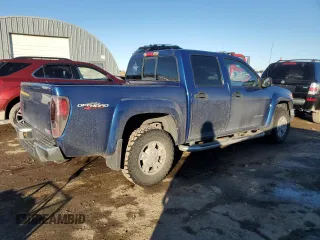 2005 GMC Canyon 1SF SLE Z71 with VIN 1GTDT136558206065, listed as a Copart auction lot 89204775 with 221,035 mi miles and Salvage Title. Bid and sale history available at carsss.com. Image 3.
