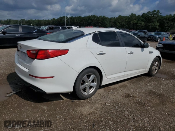 2015 Kia Optima LX with VIN 5XXGM4A71FG351688, listed as a Copart auction lot 64370145 with 199,304 mi miles and Clean title. Bid and sale history available at DreamBid. Image 3.