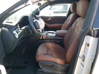2023 Audi Q8 Premium with VIN WA1AVBF1XPD019640, listed as a Copart auction lot 67341524 with 7,426 mi miles and Salvage title. Bid and sale history available at DreamBid. Image 7.