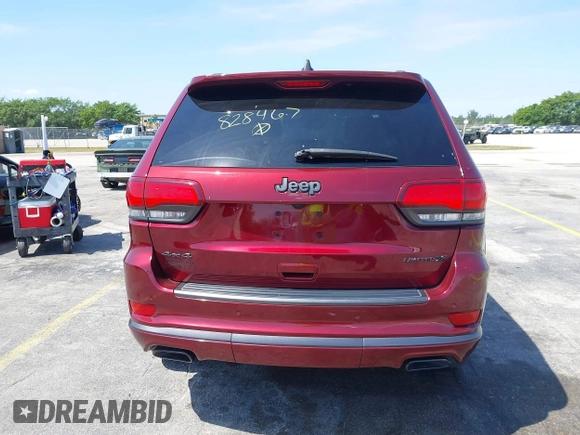 2019 Jeep Grand Cherokee Limited with VIN 1C4RJFBG7KC828467, listed as a IAAI auction lot 41822561 with 37,916 mi miles and . Bid and sale history available at DreamBid. Image 16.