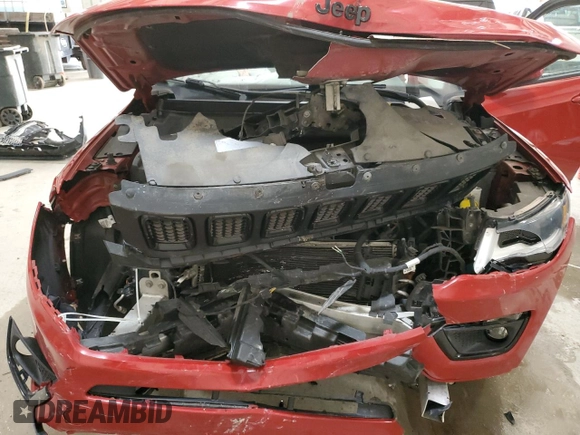 2020 Jeep Compass Latitude with VIN 3C4NJDBB2LT116591, listed as a Copart auction lot 52180045 with 138,531 mi miles and Salvage Title. Bid and sale history available at DreamBid. Image 12.