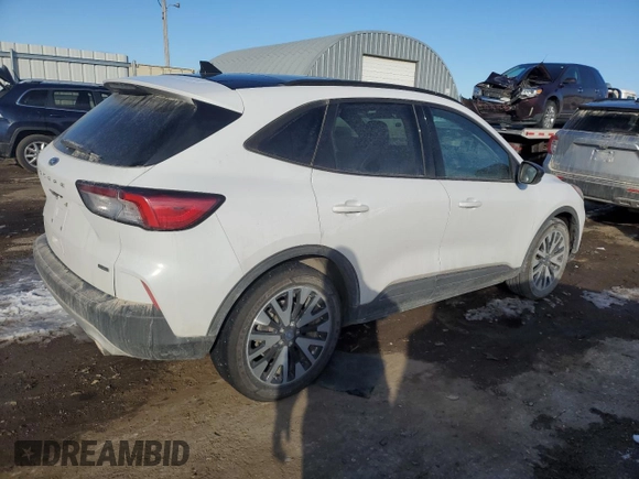 2020 Ford Escape SE Sport Hybrid with VIN 1FMCU0BZ0LUB31368, listed as a Copart auction lot 87431334 with 47,091 mi miles and Salvage Title. Bid and sale history available at carsss.com. Image 3.