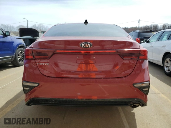 2020 Kia Forte LXS with VIN 3KPF24AD3LE211959, listed as a Copart auction lot 48939205 with 57,811 mi miles and Salvage Title. Bid and sale history available at carsss.com. Image 6.