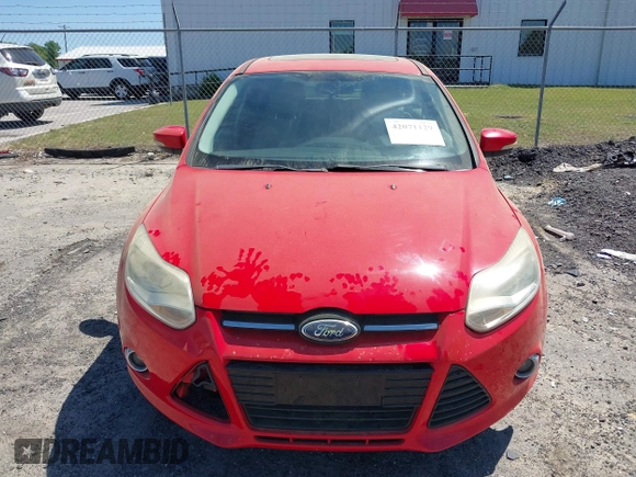 2012 Ford Focus SEL with VIN 1FAHP3M22CL213780, listed as a IAAI auction lot 42071129 with 151,924 mi miles. Bid and sale history available at carsss.com. Image 6.