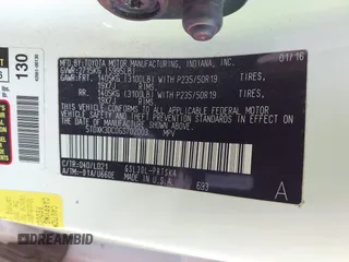2016 Toyota Sienna SE с VIN 5TDXK3DC0GS702003, выставлен на аукционе IAAI как лот 41957604 с пробегом 41 409 миль миль и . История ставок и продаж доступна на DreamBid. Изображение 9.