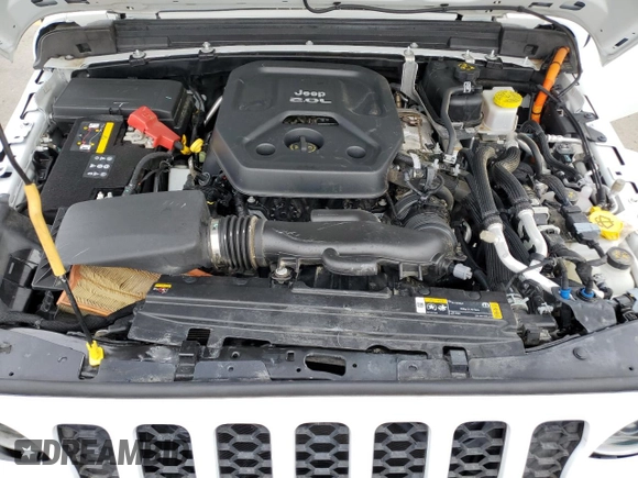 2023 Jeep Wrangler Sahara with VIN 1C4JJXP63PW536694, listed as a Copart auction lot 63409845 with 32,560 mi miles and Salvage title. Bid and sale history available at DreamBid. Image 11.