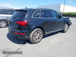 2017 Audi Q5 Premium with VIN WA1C2AFP9HA004615, listed as a IAAI auction lot 41879004 with 107,722 mi miles. Bid and sale history available at carsss.com. Image 4.