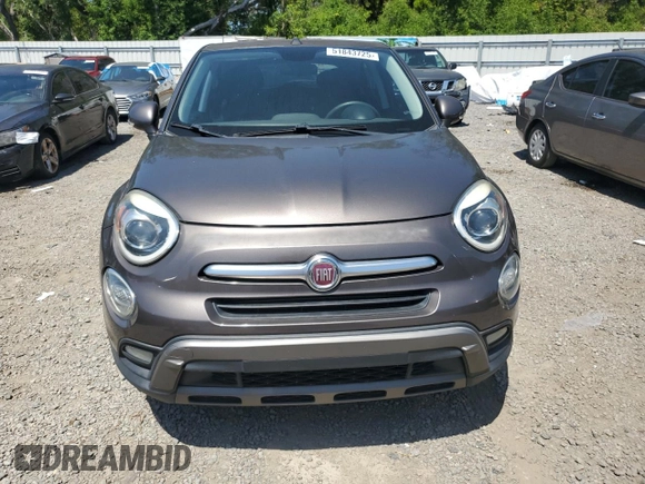 2016 FIAT 500X Trekking with VIN ZFBCFYCT0GP338212, listed as a Copart auction lot 51843725 with 56,157 mi miles and Salvage title. Bid and sale history available at DreamBid. Image 5.