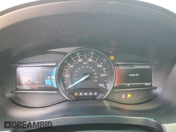 2017 Ford Explorer Sport with VIN 1FM5K8GT5HGA14201, listed as a Copart auction lot 55025635 with 116,415 mi miles and Salvage Title. Bid and sale history available at carsss.com. Image 9.