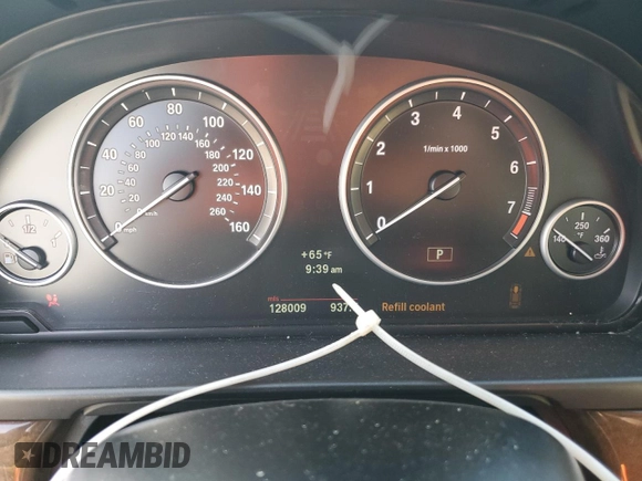 2013 BMW 5 Series 528i xDrive with VIN WBAXH5C50DD107394, listed as a Copart auction lot 51527105 with 128,009 mi miles and Clean Title. Bid and sale history available at carsss.com. Image 9.