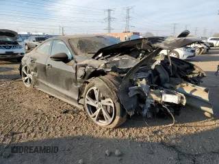 2023 Audi e-tron GT Premium Plus z VIN WAUFJBFW1P7003924, wystawiony jako Copart lot #87554385 z przebiegiem Nie podano mil oraz Szkody całkowita. Historia ofert i sprzedaży dostępna na DreamBid. Obrazek 4.
