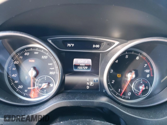 2017 Mercedes-Benz CLA with VIN WDDSJ4EB7HN433021, listed as a Copart auction lot 43235663 with 102,729 mi miles. Bid and sale history available at carsss.com. Image 9.