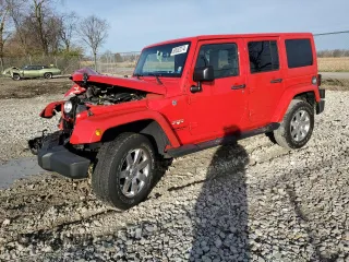 2017 Jeep Wrangler Unlimited Sahara z VIN 1C4BJWEG9HL557711, wystawiony jako Copart lot #80632274 z przebiegiem 87 333 mil mil oraz Czysty tytuł • Clean title. Historia ofert i sprzedaży dostępna na DreamBid. Obrazek 1.
