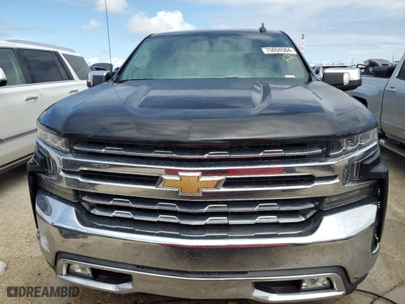 2019 Chevrolet Silverado 1500 LTZ with VIN 1GCPWEED5KZ134099, listed as a Copart auction lot 75094584 with 79,318 mi miles and Non Repairable. Bid and sale history available at carsss.com. Image 5.