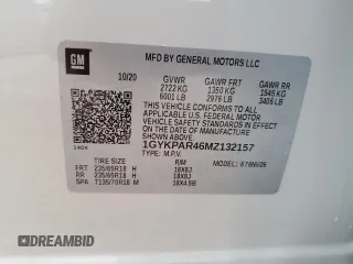 2021 Cadillac XT6 Luxury z VIN 1GYKPAR46MZ132157, wystawiony jako Copart lot #83911054 z przebiegiem 59 473 mil mil oraz Czysty tytuł • Clean title. Historia ofert i sprzedaży dostępna na DreamBid. Obrazek 13.