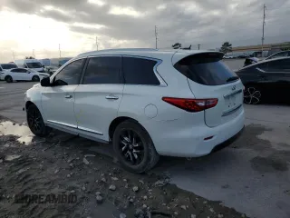 2013 Infiniti JX35 with VIN 5N1AL0MN1DC302186, listed as a Copart auction lot 78992414 with 190,935 mi miles and Salvage Title. Bid and sale history available at carsss.com. Image 2.