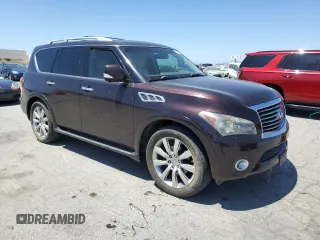 2012 Infiniti QX56 8-passenger z VIN JN8AZ2NC0C9316897, wystawiony jako Copart lot #57865465 z przebiegiem 96 031 mil mil oraz Czysty tytuł • Clean title. Historia ofert i sprzedaży dostępna na DreamBid. Obrazek 4.