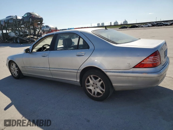 2003 Mercedes-Benz S-Class 4.3L with VIN WDBNG70J03A339034, listed as a Copart auction lot 70583504 with 104,849 mi miles and Salvage Title. Bid and sale history available at carsss.com. Image 2.