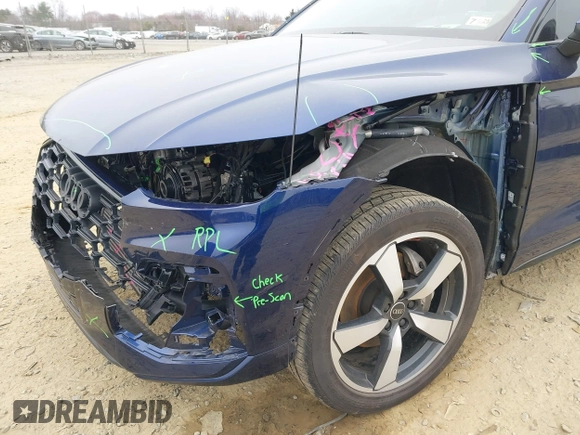2023 Audi Q5 S line Premium Plus z VIN WA1EAAFY0P2150107, wystawiony jako IAAI lot #41784798 z przebiegiem 27 019 mil mil oraz . Historia ofert i sprzedaży dostępna na DreamBid. Obrazek 6.