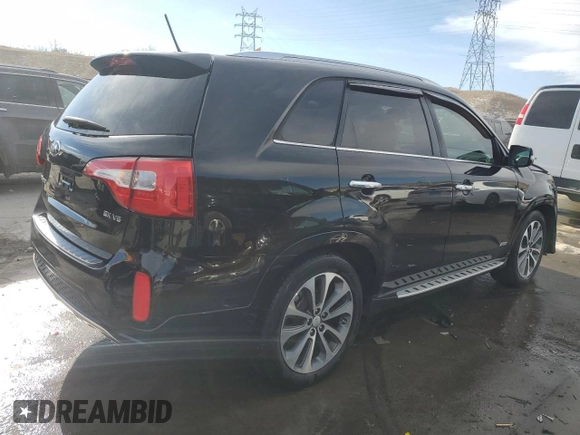 2015 Kia Sorento SX with VIN 5XYKWDA79FG647624, listed as a Copart auction lot 46268605 with 67,745 mi miles and Clean Title. Bid and sale history available at carsss.com. Image 3.