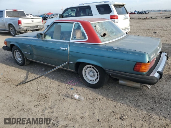 1984 Mercedes-Benz 380 with VIN WDBBA45AXEA010159, listed as a Copart auction lot 43923635 with 139,999 mi miles and Clean Title. Bid and sale history available at carsss.com. Image 2.