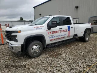 2024 Chevrolet Silverado 3500HD Work Truck with VIN 1GC4YSEY8RF190645, listed as a Copart auction lot 62747475 with 83,608 mi miles and Salvage title. Bid and sale history available at DreamBid. Image 1.