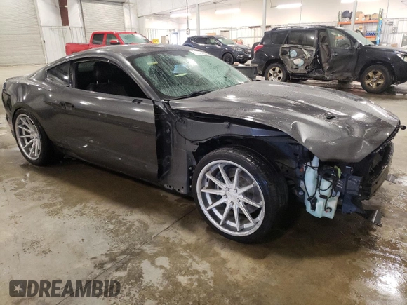 2018 Ford Mustang GT with VIN 1FA6P8CF3J5138307, listed as a Copart auction lot 44421485 with 58,870 mi miles and Salvage Title. Bid and sale history available at DreamBid. Image 4.