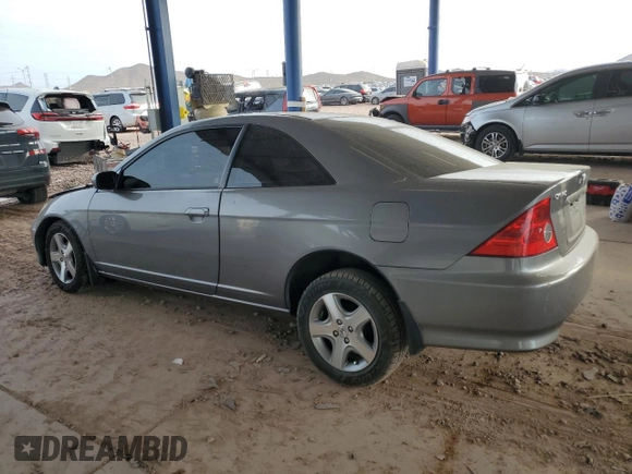 2004 Honda Civic EX z VIN 1HGEM21924L051203, wystawiony jako Copart lot #45213505 z przebiegiem 187 589 mil mil oraz Szkoda całkowita • Salvage title. Historia ofert i sprzedaży dostępna na DreamBid. Obrazek 2.
