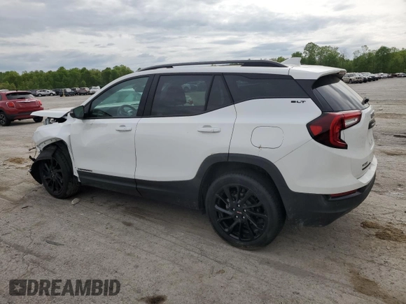 2024 GMC Terrain SLT with VIN 3GKALVEG6RL354799, listed as a Copart auction lot 56865005 with 12,837 mi miles and Salvage title. Bid and sale history available at DreamBid. Image 2.