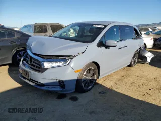 2024 Honda Odyssey Elite with VIN 5FNRL6H99RB030410, listed as a Copart auction lot 87886105 with 8,655 mi miles and Salvage Title. Bid and sale history available at carsss.com. Image 1.