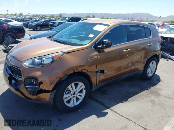 2017 Kia Sportage LX z VIN KNDPMCAC5H7121297, wystawiony jako IAAI lot #42088915 z przebiegiem 91 374 mil mil oraz . Historia ofert i sprzedaży dostępna na DreamBid. Obrazek 2.