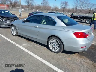 2015 BMW 4 Series 435i xDrive with VIN WBA3T7C50FPW79740, listed as a IAAI auction lot 41740148 with 90,205 mi miles and . Bid and sale history available at carsss.com. Image 3.