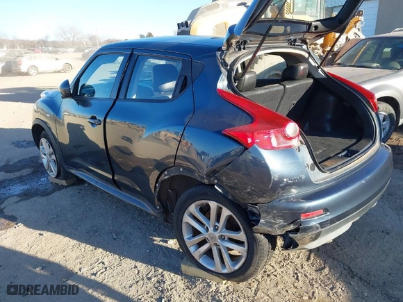 2013 Nissan Juke S with VIN JN8AF5MR8DT211478, listed as a IAAI auction lot 41647003 with 1 mi miles. Bid and sale history available at carsss.com. Image 3.