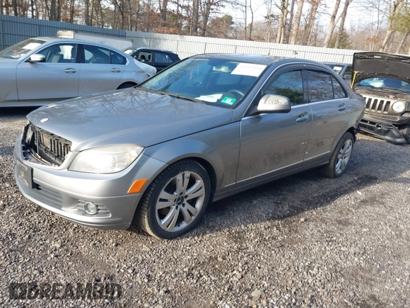 2009 Mercedes-Benz C-Class 3.0L Sport with VIN WDDGF81X49R063771, listed as a IAAI auction lot 41663364 with 166,377 mi miles. Bid and sale history available at carsss.com. Image 2.