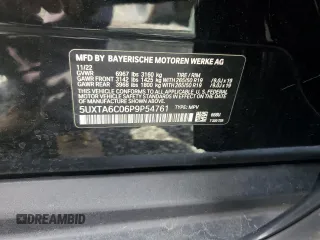 2023 BMW X5 xDrive45e with VIN 5UXTA6C06P9P54761, listed as a Copart auction lot 48167875 with 40,563 mi miles and Salvage Title. Bid and sale history available at carsss.com. Image 14.