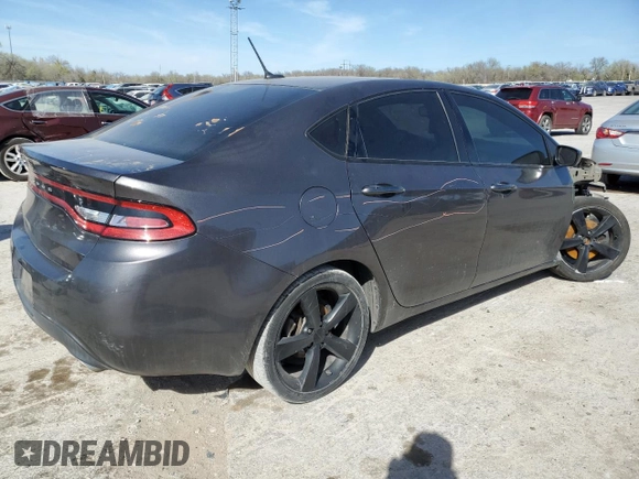 2016 Dodge Dart SXT with VIN 1C3CDFBB1GD625226, listed as a Copart auction lot 49803005 with 87,797 mi miles and Salvage Title. Bid and sale history available at carsss.com. Image 3.