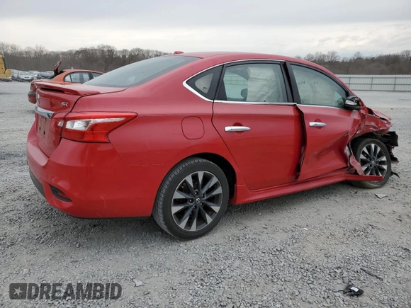 2019 Nissan Sentra S with VIN 3N1AB7AP0KY341347, listed as a Copart auction lot 47030485 with 82,822 mi miles and Salvage Title. Bid and sale history available at DreamBid. Image 3.
