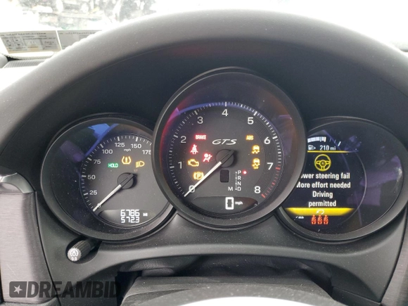 2023 Porsche Macan GTS with VIN WP1AF2A52PLB55150, listed as a Copart auction lot 47746014 with 6,786 mi miles and Salvage title. Bid and sale history available at DreamBid. Image 9.
