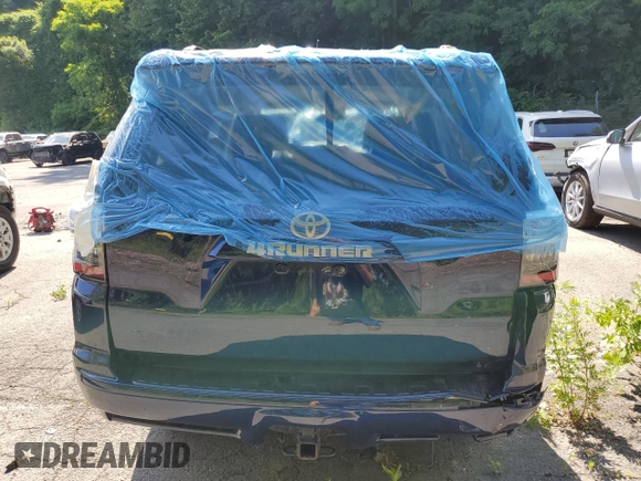 2022 Toyota 4Runner TRD Sport with VIN JTESU5JR7N6025534, listed as a Copart auction lot 62697505 with 49,870 mi miles and Salvage title. Bid and sale history available at DreamBid. Image 6.