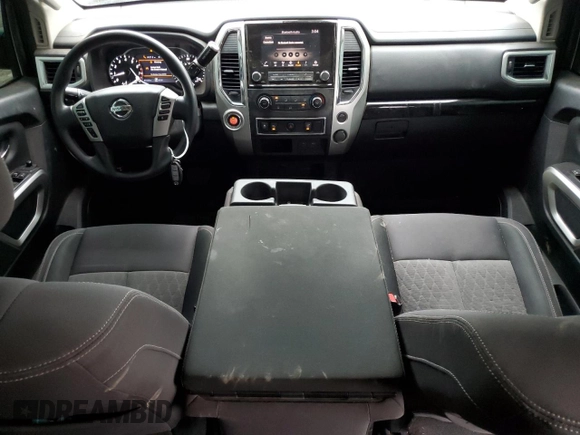 2021 Nissan Titan SV with VIN 1N6AA1EE2MN528429, listed as a Copart auction lot 56388524 with 93,353 mi miles and Salvage Title. Bid and sale history available at DreamBid. Image 8.