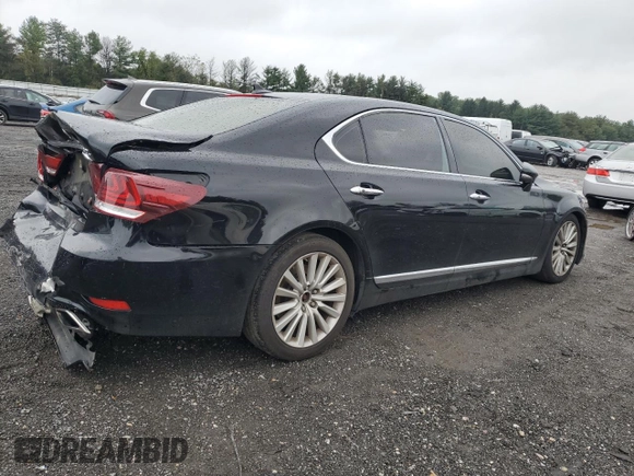 2013 Lexus LS 460 L with VIN JTHDL5EF5D5005883, listed as a Copart auction lot 74558384 with 242,906 mi miles and Salvage title. Bid and sale history available at DreamBid. Image 3.